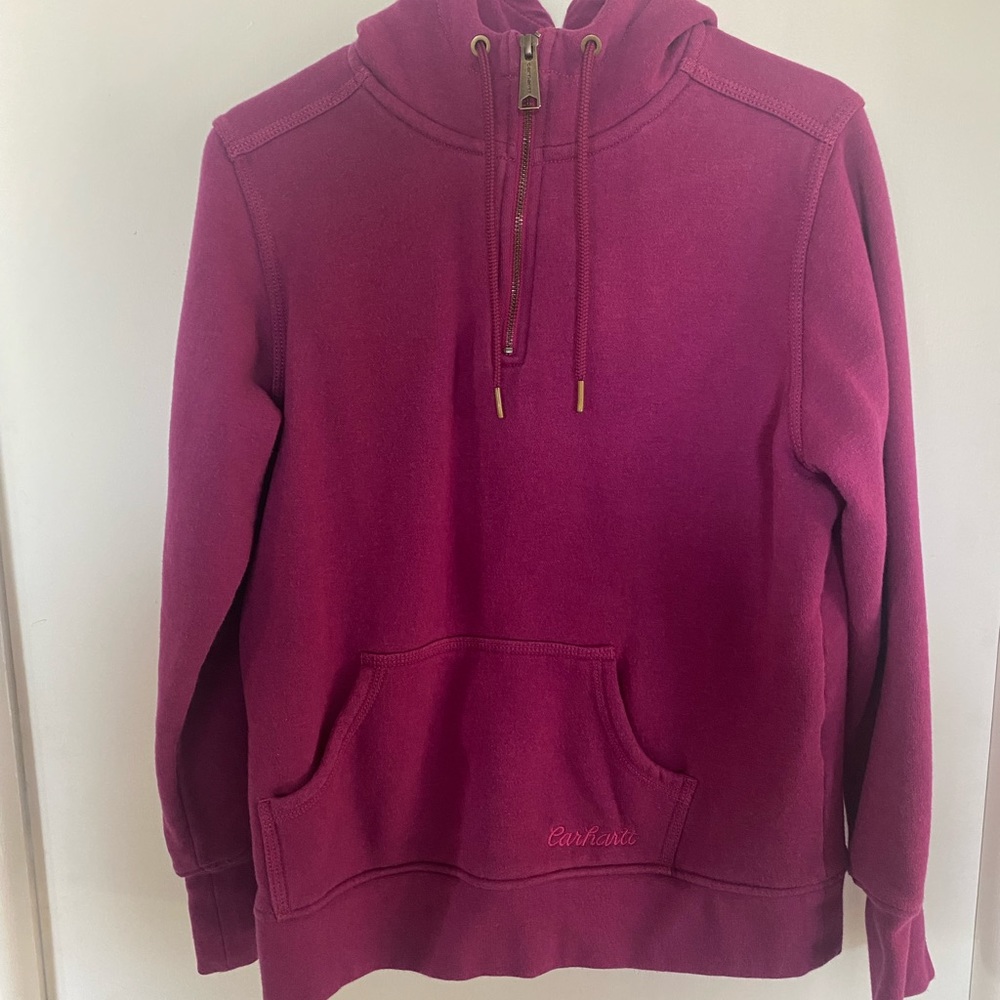 Carhartt half zip hoodie
